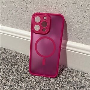 Pink MagSafe-Compatible Phone Case